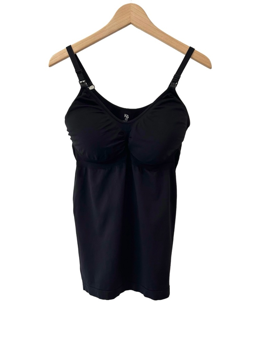 Kindred Bravely Simply Sublime seamless Nursing Cami Tank 1X Black pads